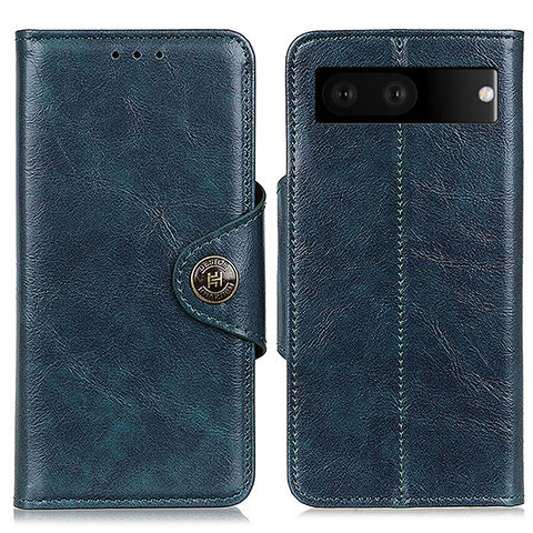 Custodia Portafoglio In Pelle Cover con Supporto M12L per Google Pixel 7 5G Blu