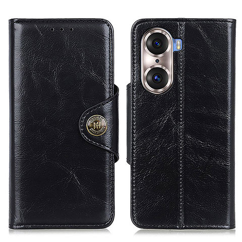 Custodia Portafoglio In Pelle Cover con Supporto M12L per Huawei Honor 60 5G Nero