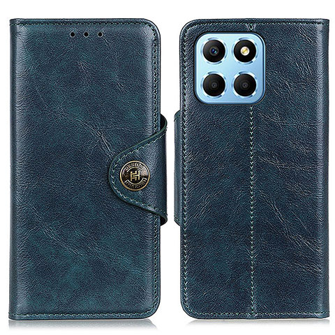 Custodia Portafoglio In Pelle Cover con Supporto M12L per Huawei Honor X6 Blu