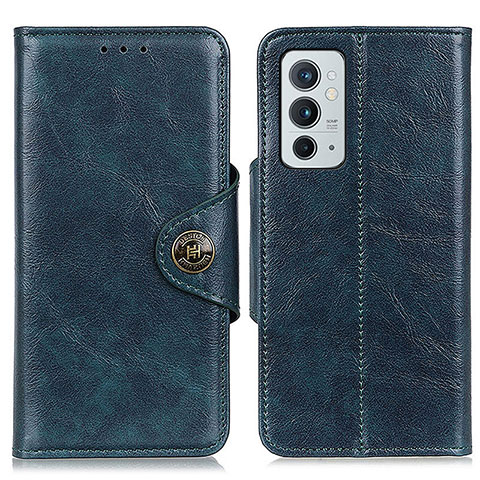 Custodia Portafoglio In Pelle Cover con Supporto M12L per OnePlus 9RT 5G Blu