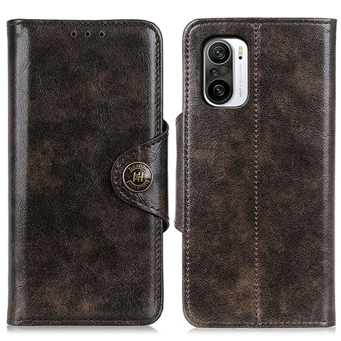 Custodia Portafoglio In Pelle Cover con Supporto M12L per Xiaomi Mi 11X 5G Bronze