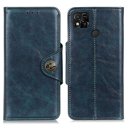 Custodia Portafoglio In Pelle Cover con Supporto M12L per Xiaomi Redmi 9 Activ Blu