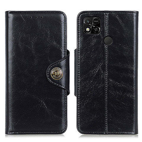 Custodia Portafoglio In Pelle Cover con Supporto M12L per Xiaomi Redmi 9 India Nero