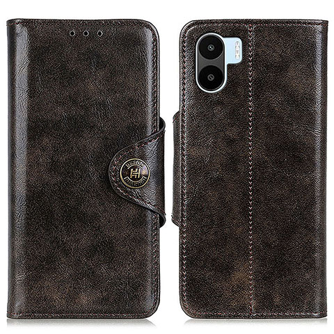 Custodia Portafoglio In Pelle Cover con Supporto M12L per Xiaomi Redmi A2 Bronze