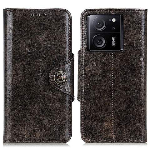 Custodia Portafoglio In Pelle Cover con Supporto M12L per Xiaomi Redmi K60 Ultra 5G Bronze