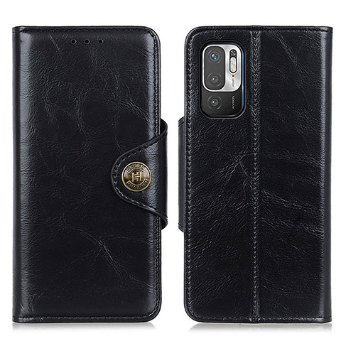 Custodia Portafoglio In Pelle Cover con Supporto M12L per Xiaomi Redmi Note 10 5G Nero