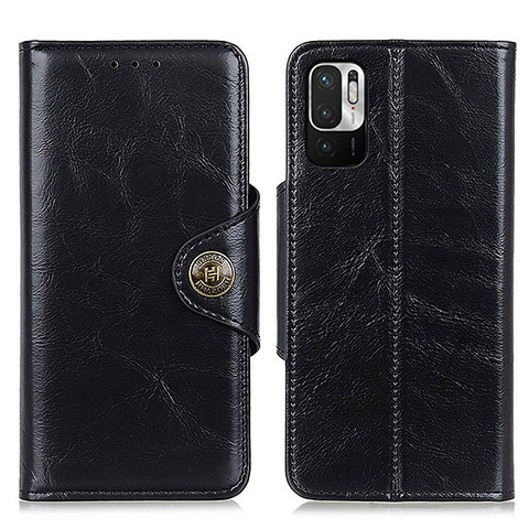 Custodia Portafoglio In Pelle Cover con Supporto M12L per Xiaomi Redmi Note 10 JE 5G Nero