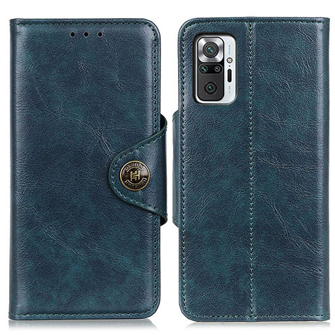 Custodia Portafoglio In Pelle Cover con Supporto M12L per Xiaomi Redmi Note 10 Pro Max Blu