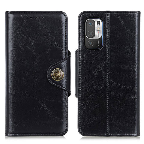 Custodia Portafoglio In Pelle Cover con Supporto M12L per Xiaomi Redmi Note 10T 5G Nero