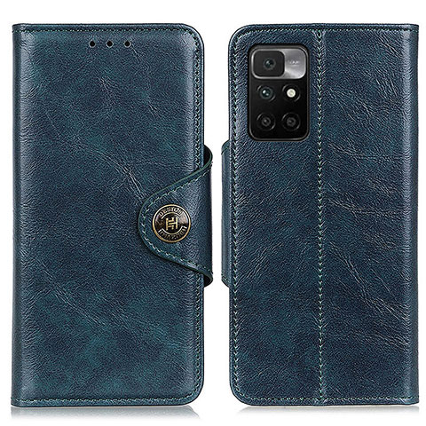 Custodia Portafoglio In Pelle Cover con Supporto M12L per Xiaomi Redmi Note 11 4G (2021) Blu