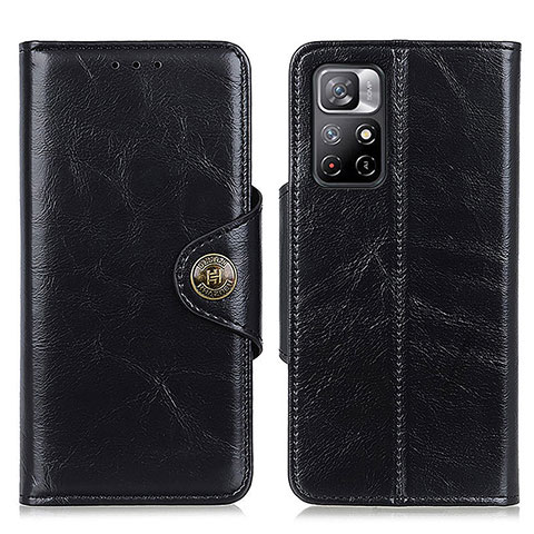 Custodia Portafoglio In Pelle Cover con Supporto M12L per Xiaomi Redmi Note 11 5G Nero