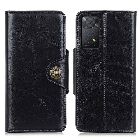 Custodia Portafoglio In Pelle Cover con Supporto M12L per Xiaomi Redmi Note 11 Pro 4G Nero