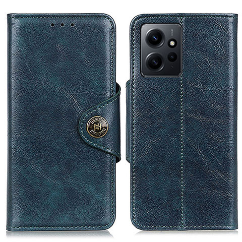 Custodia Portafoglio In Pelle Cover con Supporto M12L per Xiaomi Redmi Note 12 4G Blu