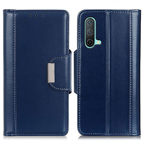 Custodia Portafoglio In Pelle Cover con Supporto M13L per OnePlus Nord CE 5G Blu