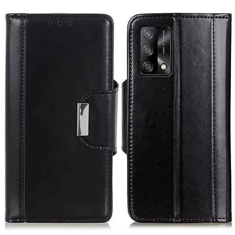 Custodia Portafoglio In Pelle Cover con Supporto M13L per Oppo F19 Nero