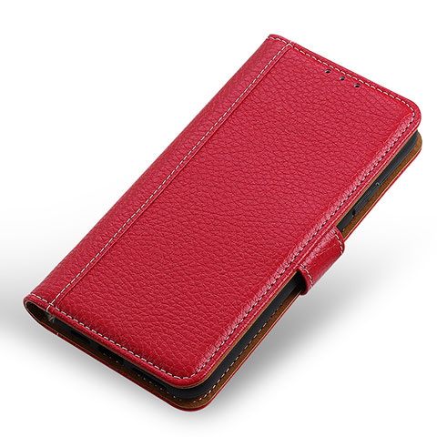 Custodia Portafoglio In Pelle Cover con Supporto M13L per Realme V11 5G Rosso