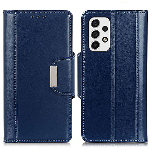 Custodia Portafoglio In Pelle Cover con Supporto M13L per Samsung Galaxy A53 5G Blu