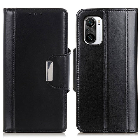 Custodia Portafoglio In Pelle Cover con Supporto M13L per Xiaomi Redmi K40 Pro 5G Nero