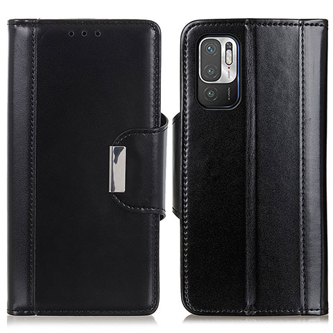 Custodia Portafoglio In Pelle Cover con Supporto M13L per Xiaomi Redmi Note 10T 5G Nero