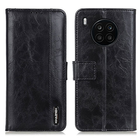 Custodia Portafoglio In Pelle Cover con Supporto M14L per Huawei Nova 8i Nero