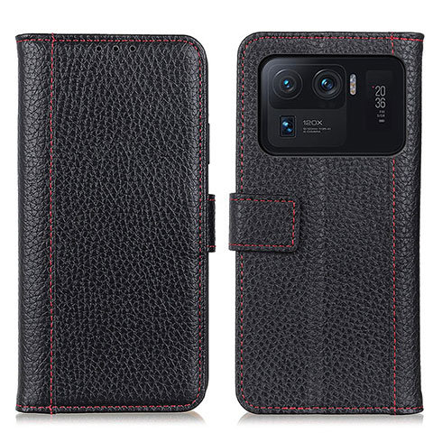 Custodia Portafoglio In Pelle Cover con Supporto M14L per Xiaomi Mi 11 Ultra 5G Nero