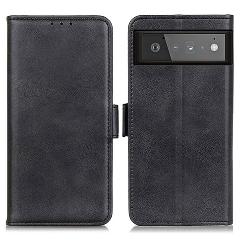 Custodia Portafoglio In Pelle Cover con Supporto M15L per Google Pixel 6 5G Nero