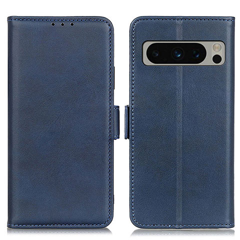 Custodia Portafoglio In Pelle Cover con Supporto M15L per Google Pixel 8 Pro 5G Blu