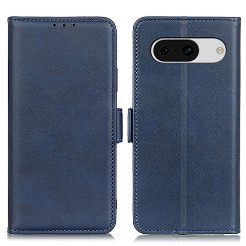 Custodia Portafoglio In Pelle Cover con Supporto M15L per Google Pixel 8a 5G Blu