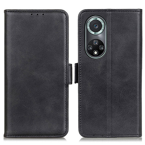 Custodia Portafoglio In Pelle Cover con Supporto M15L per Huawei Honor 50 Pro 5G Nero