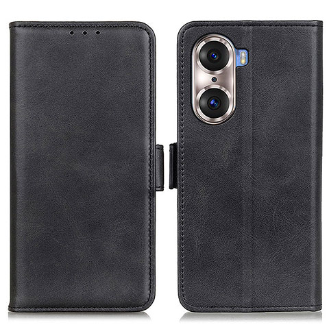 Custodia Portafoglio In Pelle Cover con Supporto M15L per Huawei Honor 60 Pro 5G Nero