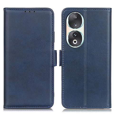 Custodia Portafoglio In Pelle Cover con Supporto M15L per Huawei Honor 90 5G Blu