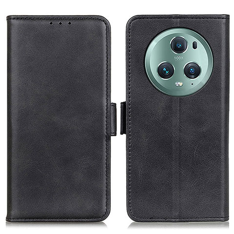 Custodia Portafoglio In Pelle Cover con Supporto M15L per Huawei Honor Magic5 Pro 5G Nero