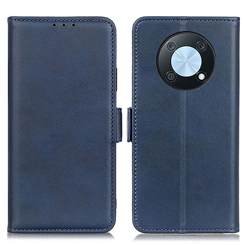 Custodia Portafoglio In Pelle Cover con Supporto M15L per Huawei Nova Y90 Blu