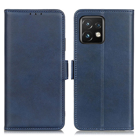 Custodia Portafoglio In Pelle Cover con Supporto M15L per Motorola Moto Edge 40 Pro 5G Blu