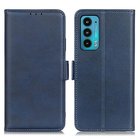 Custodia Portafoglio In Pelle Cover con Supporto M15L per Motorola Moto Edge Lite 5G Blu