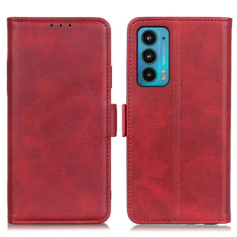 Custodia Portafoglio In Pelle Cover con Supporto M15L per Motorola Moto Edge Lite 5G Rosso