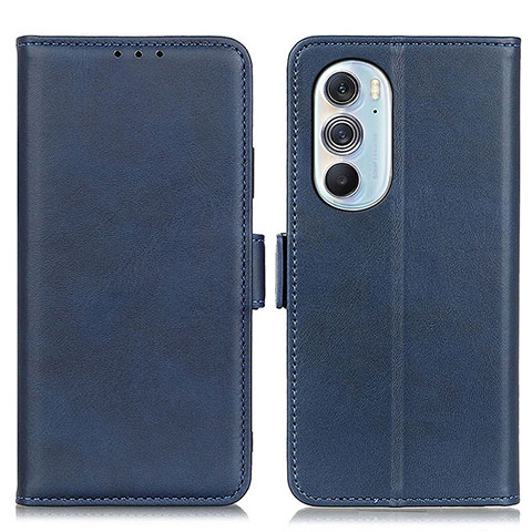 Custodia Portafoglio In Pelle Cover con Supporto M15L per Motorola Moto Edge Plus (2022) 5G Blu