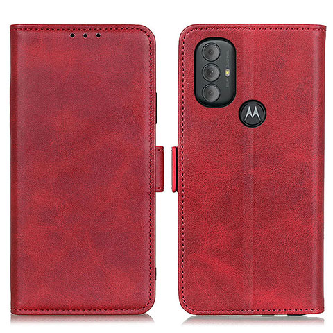 Custodia Portafoglio In Pelle Cover con Supporto M15L per Motorola Moto G Power (2022) Rosso