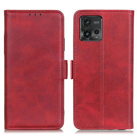 Custodia Portafoglio In Pelle Cover con Supporto M15L per Motorola Moto G72 Marrone Chiaro