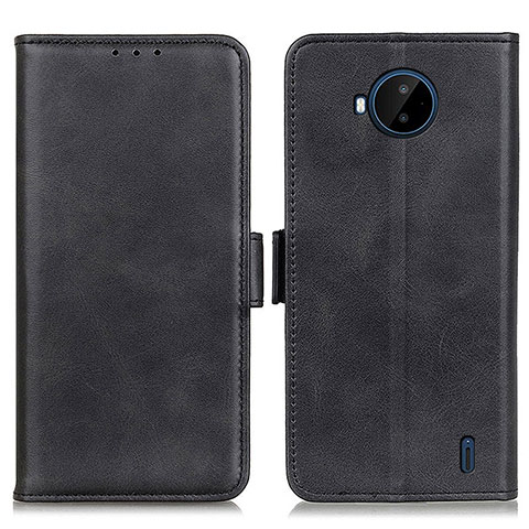 Custodia Portafoglio In Pelle Cover con Supporto M15L per Nokia C20 Plus Nero