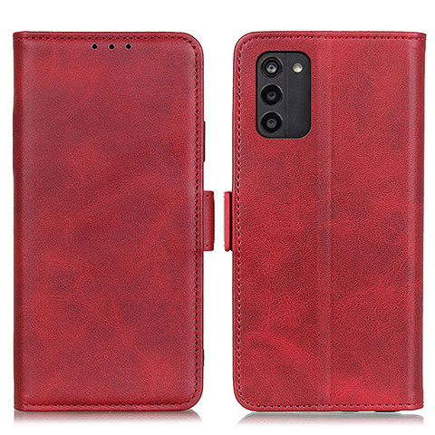 Custodia Portafoglio In Pelle Cover con Supporto M15L per Nokia G100 Rosso