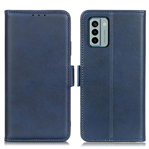 Custodia Portafoglio In Pelle Cover con Supporto M15L per Nokia G22 Blu