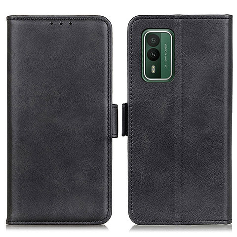 Custodia Portafoglio In Pelle Cover con Supporto M15L per Nokia XR21 Nero