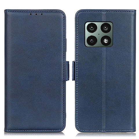 Custodia Portafoglio In Pelle Cover con Supporto M15L per OnePlus 10 Pro 5G Blu