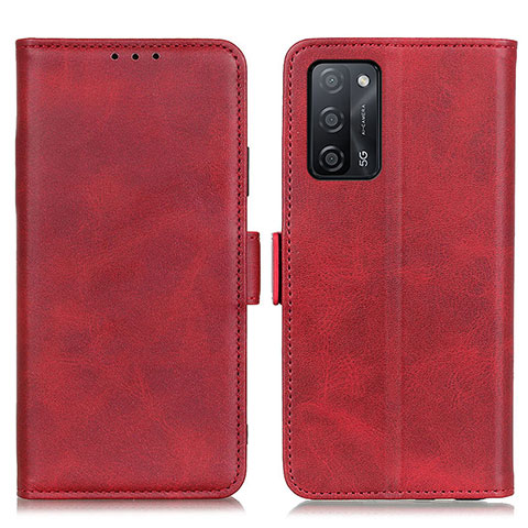 Custodia Portafoglio In Pelle Cover con Supporto M15L per Oppo A53s 5G Rosso