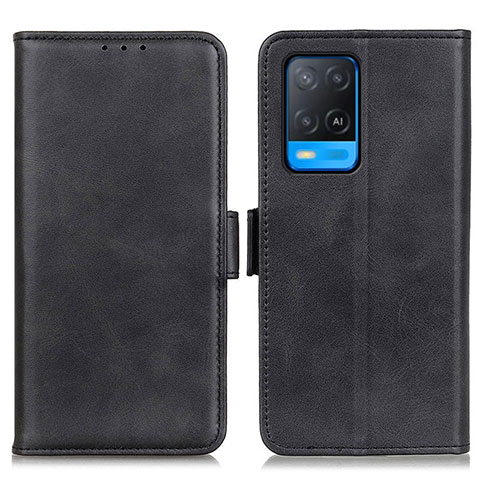 Custodia Portafoglio In Pelle Cover con Supporto M15L per Oppo A54 4G Nero