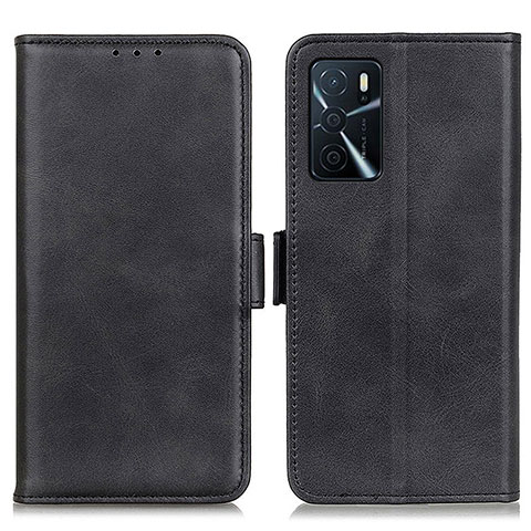 Custodia Portafoglio In Pelle Cover con Supporto M15L per Oppo A54s Nero