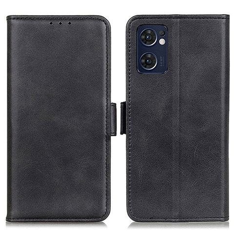 Custodia Portafoglio In Pelle Cover con Supporto M15L per Oppo Find X5 Lite 5G Nero