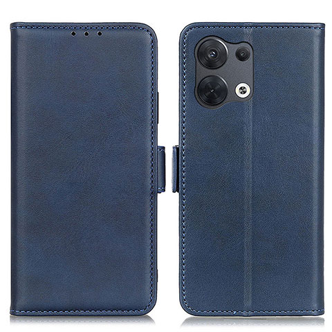 Custodia Portafoglio In Pelle Cover con Supporto M15L per Oppo Reno9 Pro 5G Blu