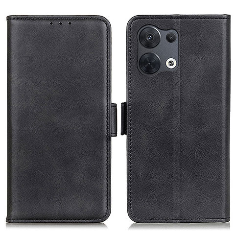 Custodia Portafoglio In Pelle Cover con Supporto M15L per Oppo Reno9 Pro 5G Nero